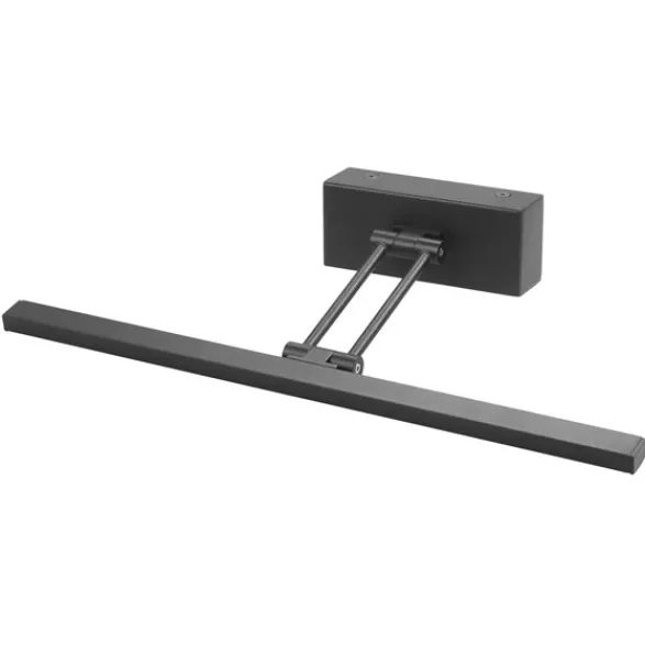Armaturhantverk Gunnebo tavelbelysning rak, svart