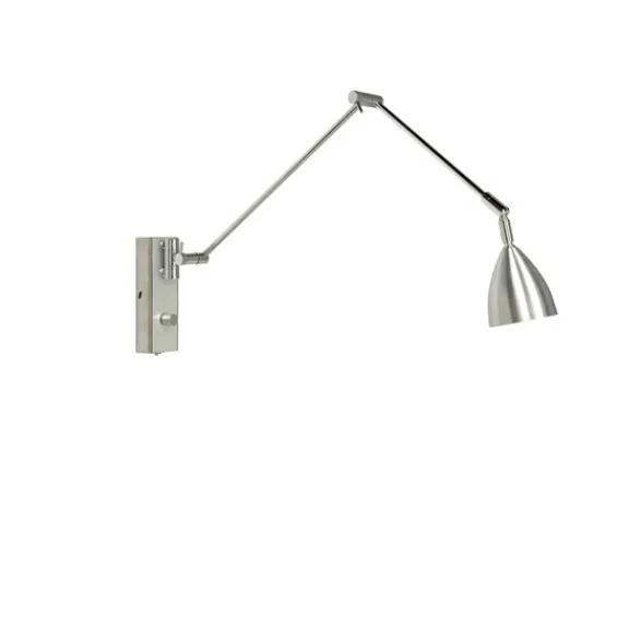 Belid Guru vägglampa LED, aluminium/krom 60cm