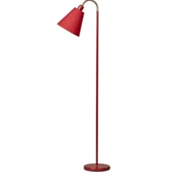 Armaturhantverk Haga golvlampa, röd 140cm