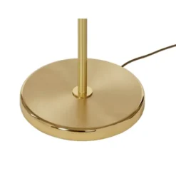 Armaturhantverk Haga golvlampa trearmad, mässing 140cm