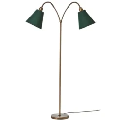 Armaturhantverk Haga golvlampa tvåarmad, oxid 140cm