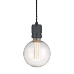 Halo Design Halo E27 pendel, matt svart