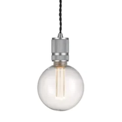 Halo Design Halo E27 pendel, silver