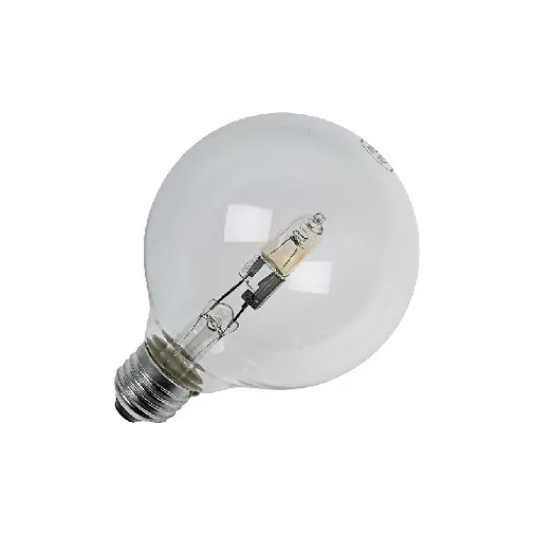 Ekonomiljus Halogen glob klar E27, 18W(25W) 125mm