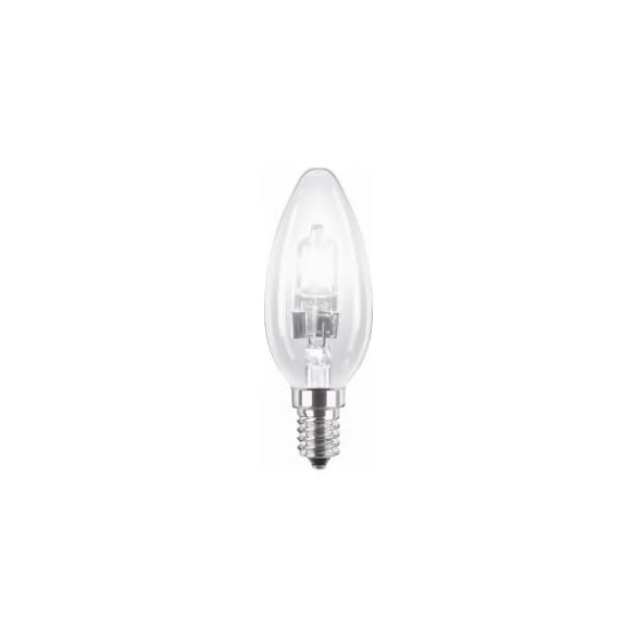 Ekonomiljus Halogen kron klar E14, 18W(25W)