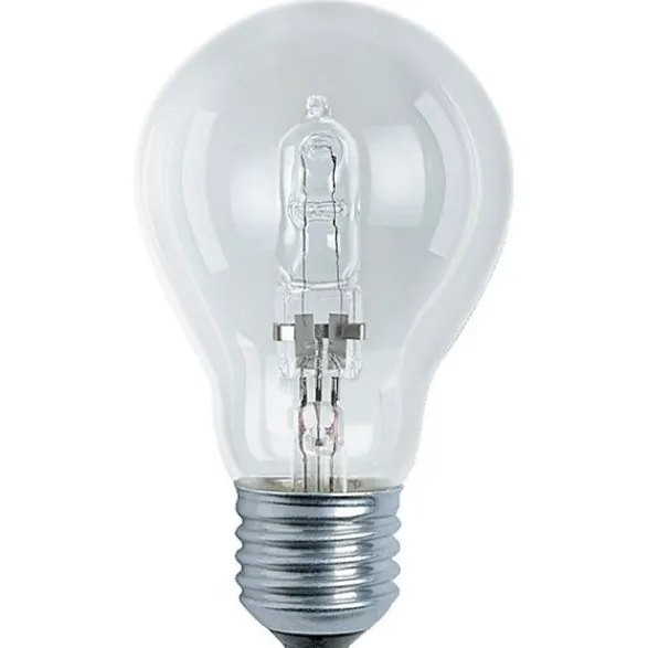 Ekonomiljus Halogen normal klar E27, 18W(25W)