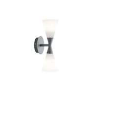 Herstal Harlekin vägglampa Duo Grafit E14
