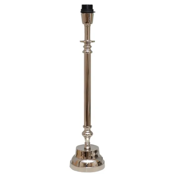 Hallbergs Belysning Harlow Lampfot Silver 13cm
