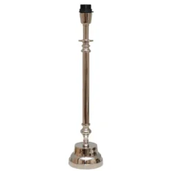 Hallbergs Belysning Harlow Lampfot Silver 13cm