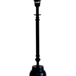 Hallbergs Belysning Harlow Lampfot Svart 13cm