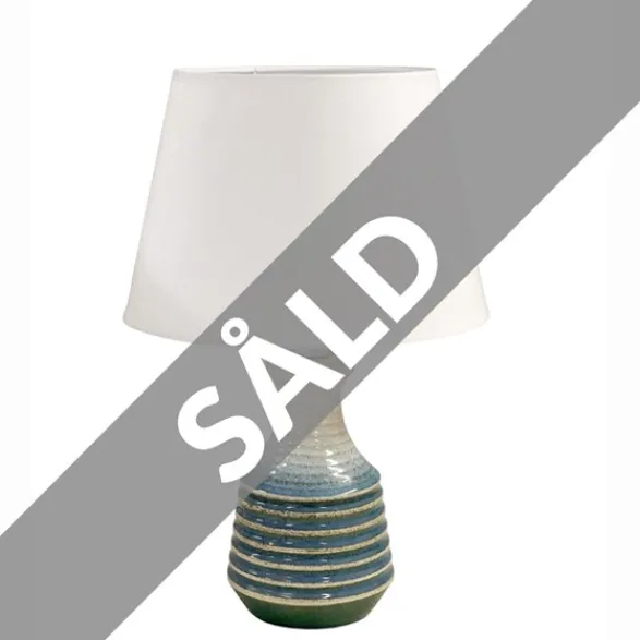 Vintage by Bright 1-2-3 Heinz Schlichting bordslampa, blå/grå