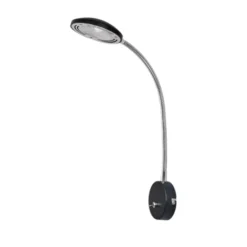 Aneta HERO vägglampa, svart/krom