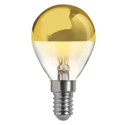 Unison HIDDEN LIGHT toppförspeglad klot guld E14 4W 2700K dimbar