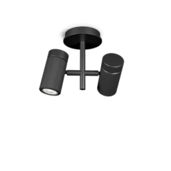 Herstal Holder spotlight 2 svart GU10
