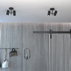 Herstal Holder spotlight 2 svart GU10