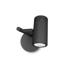 Herstal Holder vägglampa svart GU10
