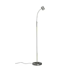 Aneta HUGIN golvlampa, stål GU10