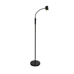 Aneta HUGIN golvlampa, svart GU10
