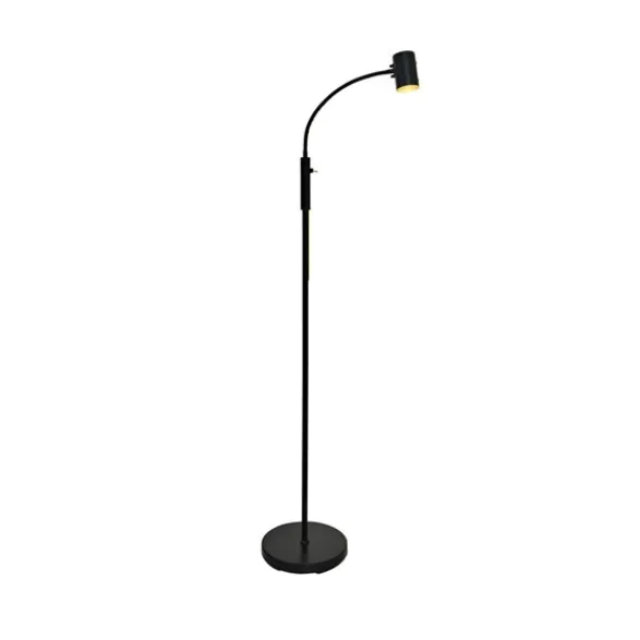 Aneta HUGIN golvlampa, svart GU10