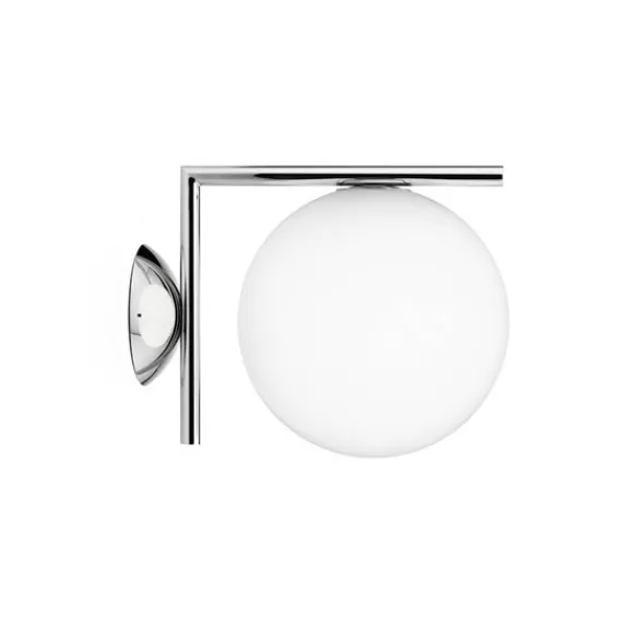 FLOS IC Lights C/W1 plafond, krom 30cm