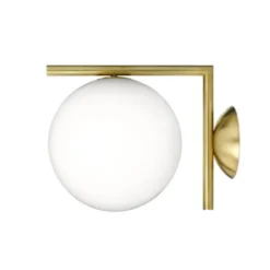 FLOS IC Lights C/W1 plafond, mässing 30cm
