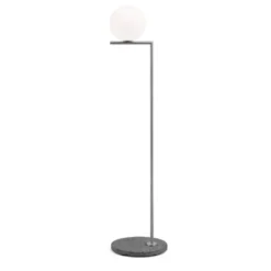 FLOS IC Lights F1 utomhus, borstad stål