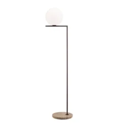 FLOS IC Lights F2 utomhus, mörkbrun