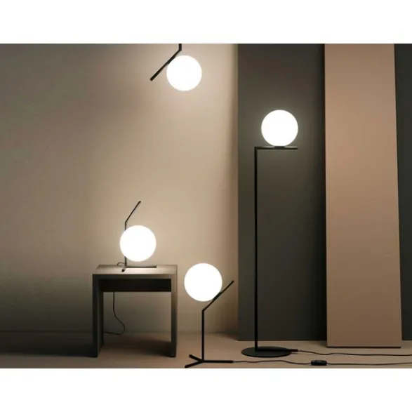 FLOS IC Lights S1 taklampa, mattsvart 20cm