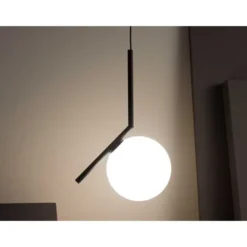 FLOS IC Lights S1 taklampa, mattsvart 20cm