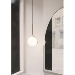 FLOS IC Lights S2 taklampa, mässing 30cm