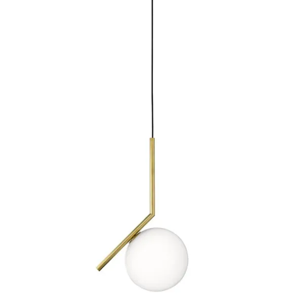 FLOS IC Lights S1 taklampa, mässing 20cm