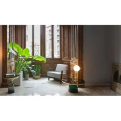 FLOS IC Lights T1 High bordslampa, mattsvart 53cm