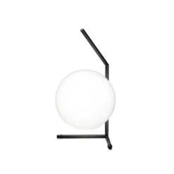 FLOS IC Lights T1 Low bordslampa, mattsvart 38cm