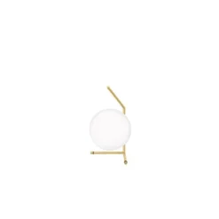 FLOS IC Lights T1 Low bordslampa, mässing 38cm