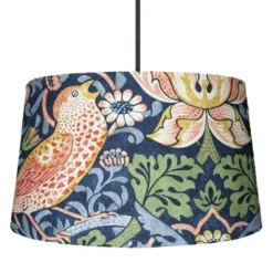 BERGO Lampskärmar Ina taklampskärm, Strawberry Thief Blå 42 cm