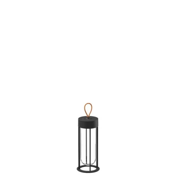 FLOS In Vitro unplugged uppladdningsbar bordslampa, Black