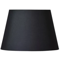 Armaturhantverk Iris lampskärm, svart Ø27cm