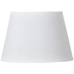 Armaturhantverk Iris lampskärm, vit Ø27cm