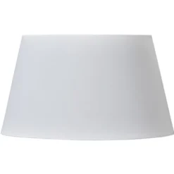 Armaturhantverk Iris lampskärm, vit Ø42cm