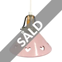 Vintage by Bright 1-2-3 Isabella fönsterlampa, rosa