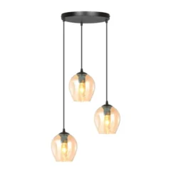 STHLM Design Studio ISTAR 3 premium Taklampa, Svart/Amber