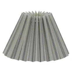 Hallbergs Belysning James Stripe Lampskärm Light Blue 26 cm