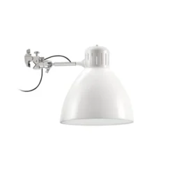 Leucos JJ BIG Grip Klämlampa, mattvit