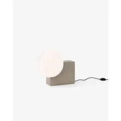 &tradition Journey Golvlampa SHY4 Brushed Steel base Opalglas
