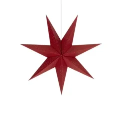 Alde & Lind Julstjärna Evelina D60 vinröd