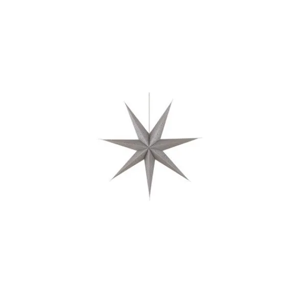 Alde & Lind Julstjärna Twiggy D75 glitter silver