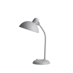 Fritz Hansen Kaiser idell bordslampa, Easy grey/brass 43cm