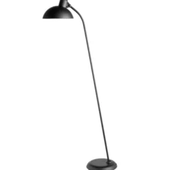 Fritz Hansen Kaiser idell golvlampa, mattsvart 125cm