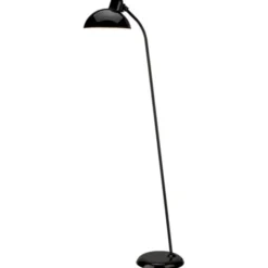 Fritz Hansen Kaiser idell golvlampa, svart 125cm
