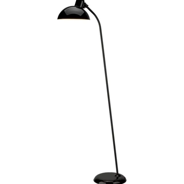 Fritz Hansen Kaiser idell golvlampa, svart 125cm